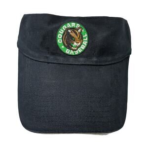 Cougars Baseball Strapback Sun Visor Cap Black One Size Promotional Adventures